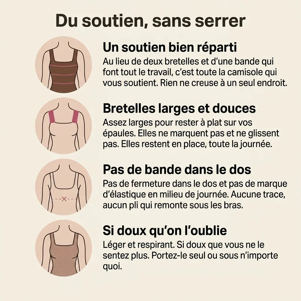 Camisole Galbante à Soutien Intégré Fennko