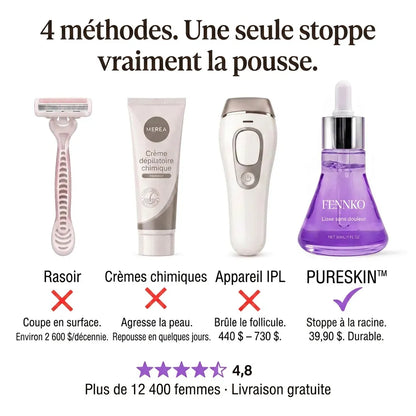 Pureskin™ Sérum Inhibiteur de Pousse de Poils